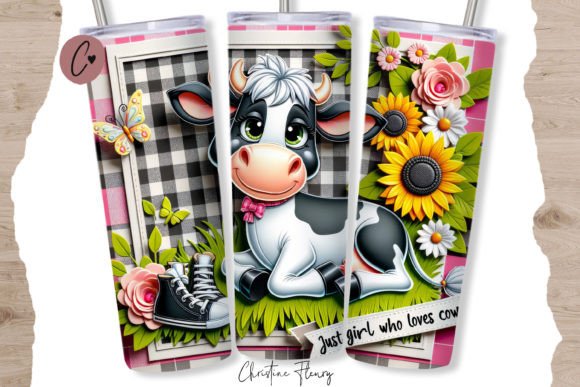 3D Just a Girl Who Loves Cows Tumbler: A Creative Guide for Sublimation Enthusiasts