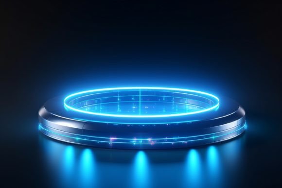 3D Neon Hologram Portal: Elevating Your Digital Visual Presence