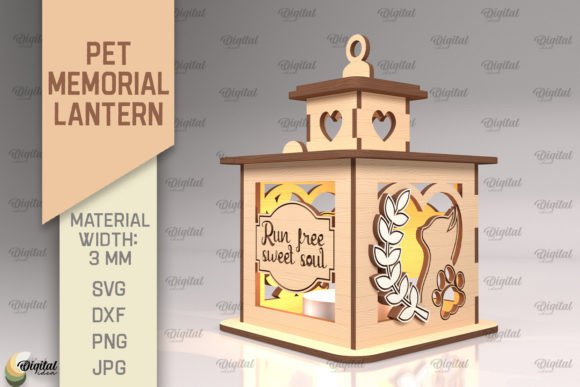 Crafting Lasting Tributes with Pet Memorial Lantern SVG and 3D Laser Lamps