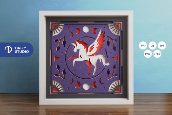 Crafting the Mystical Pegasus 3D Shadow Box: A Guide to Precision and Presentation