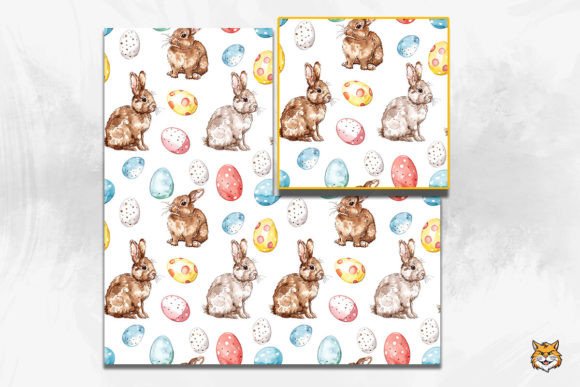 Easter Rabbit Eggs Seamless Pattern Design Guide