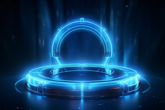 Hologram Portal: Strategic Visual Positioning for Digital Impact