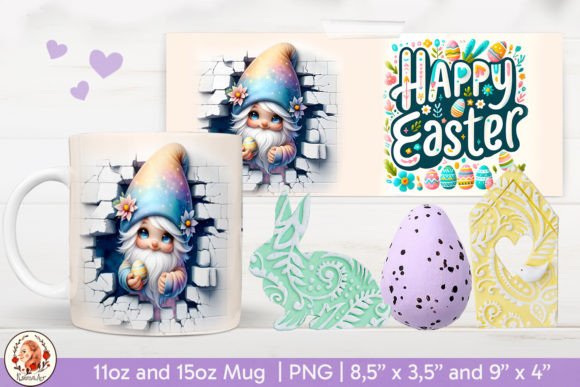Mastering the 3D Mug Easter Bundle, Cute Easter Bunny for Professional Sublimation Projects