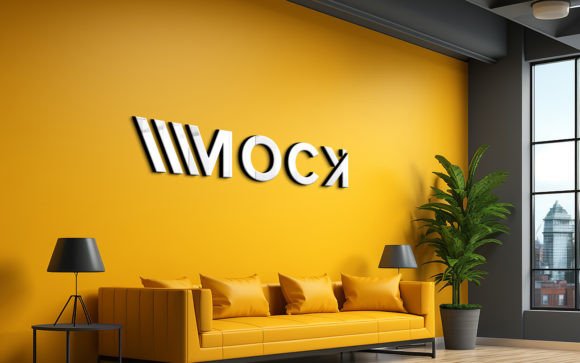 Mastering the 3d Perspective Yellow Wall Logo Mockup for Professional Brand Presentations