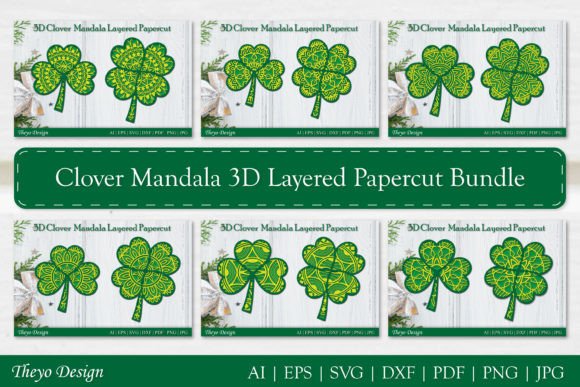Mastering the Clover Mandala Layered Papercut Bundle for Flawless 3D Art