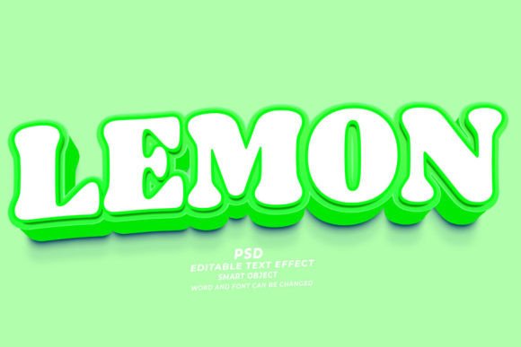 Mastering the Lemon PSD 3D Editable Text Effect for Professional Designs