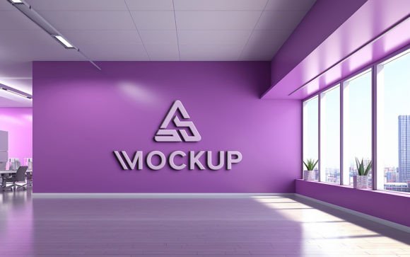 Mastering the Realistic Purple Wall 3D Logo Mockup PSD for Professional Presentations