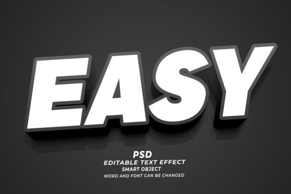 Streamline Your Design Workflow with Easy PSD 3D Editable Text Effects
