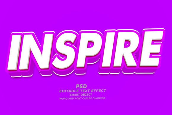 Streamlining Visual Design Workflows with Inspire PSD 3D Editable Text Effect
