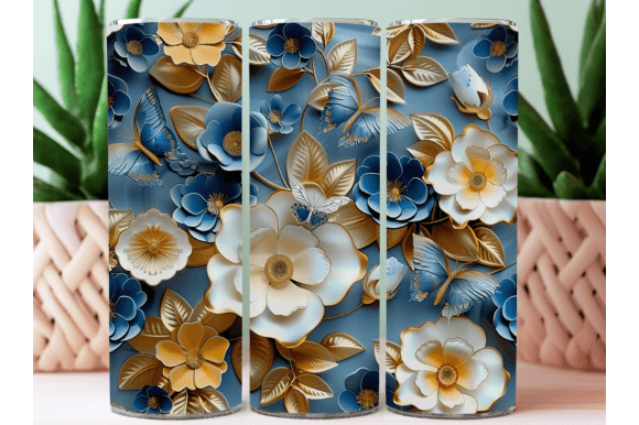 Understanding the Value and Application of 3D Flower Tumbler Wrap Sublimation PNG Files