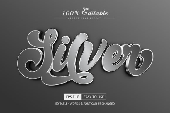 Unlocking Brand Brilliance: A Guide to Silver 3D Editable Text Effect Vectors
