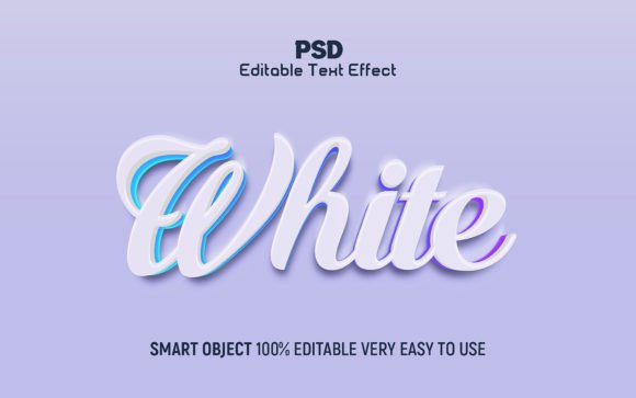 White 3D Editable Text Effect Style: A Practical Evaluation for Designers