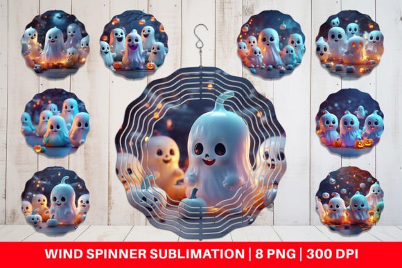 Wind Spinner 3D Cute Ghost: A Practical Guide for Sublimation Creators